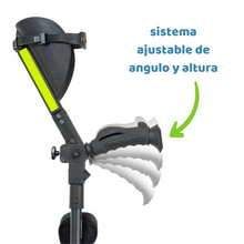 Cargar imagen en el visor de la galería, Muleta Canadiense Ergobaum Adulto - Black Mamba (Fibra de Carbono)