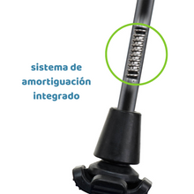 Cargar imagen en el visor de la galería, Muleta Canadiense Ergobaum Adulto - Black Mamba (Fibra de Carbono)