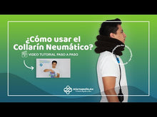 Cargar y reproducir el video en el visor de la galería, Collarin de Traccion Cervical (Neumatico)