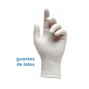 Guantes de Latex (Paquete con 100 piezas)